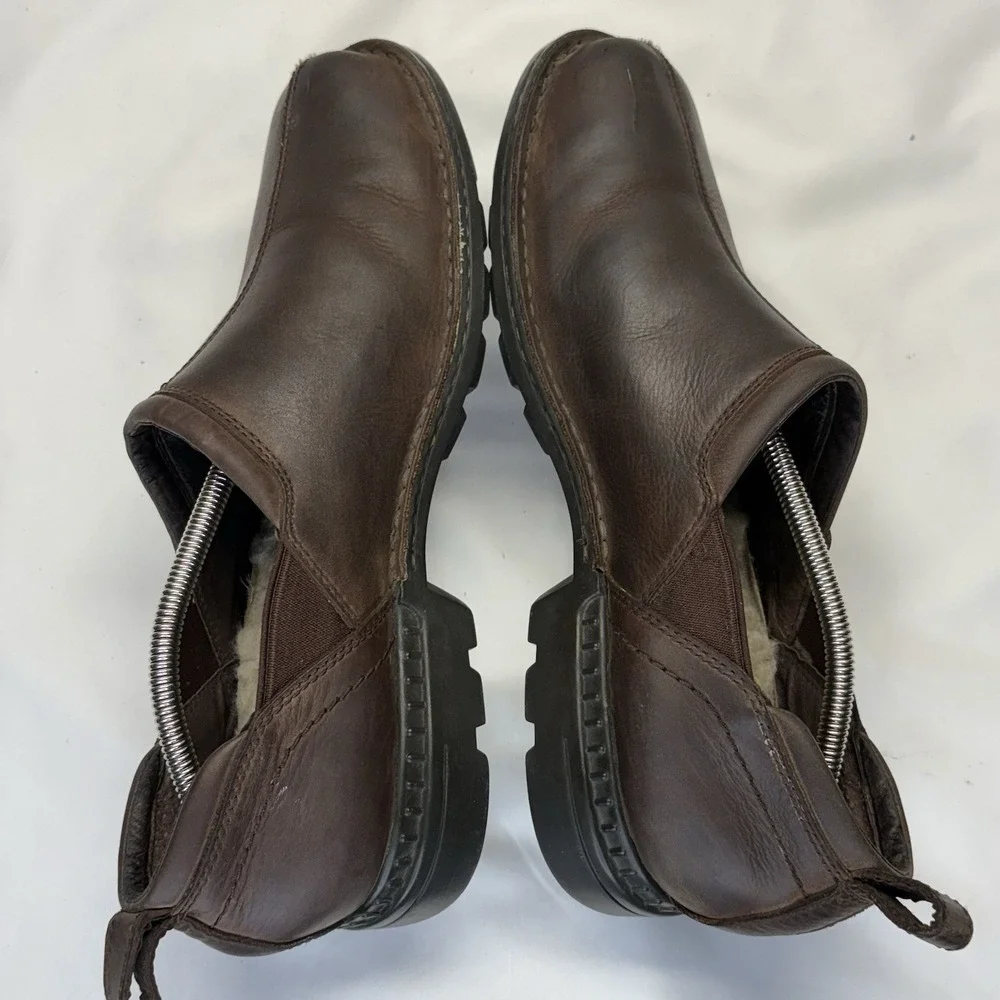 UGG Australia Westside Shoes Slip On Leather Shearling Lined 5323 Mens US 13